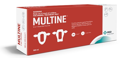 Multine NZ's leading 5-in-1 clostridial vaccine